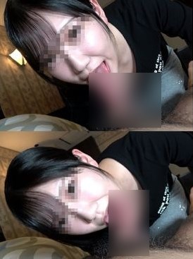 ホテルでフェラ抜き(完全素人モモナちゃん)